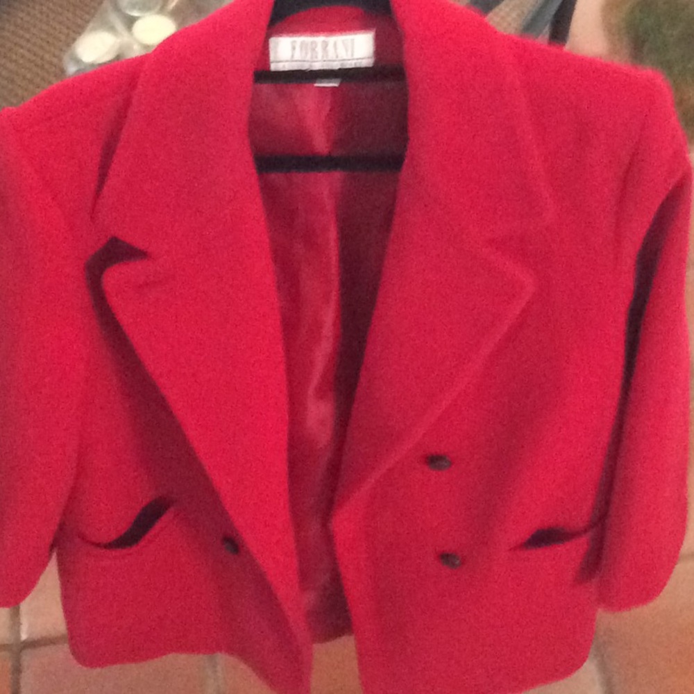 Red hatters Forrani coat